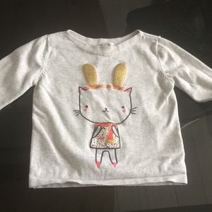 Egg by Susan lazar cat/bunny sweater